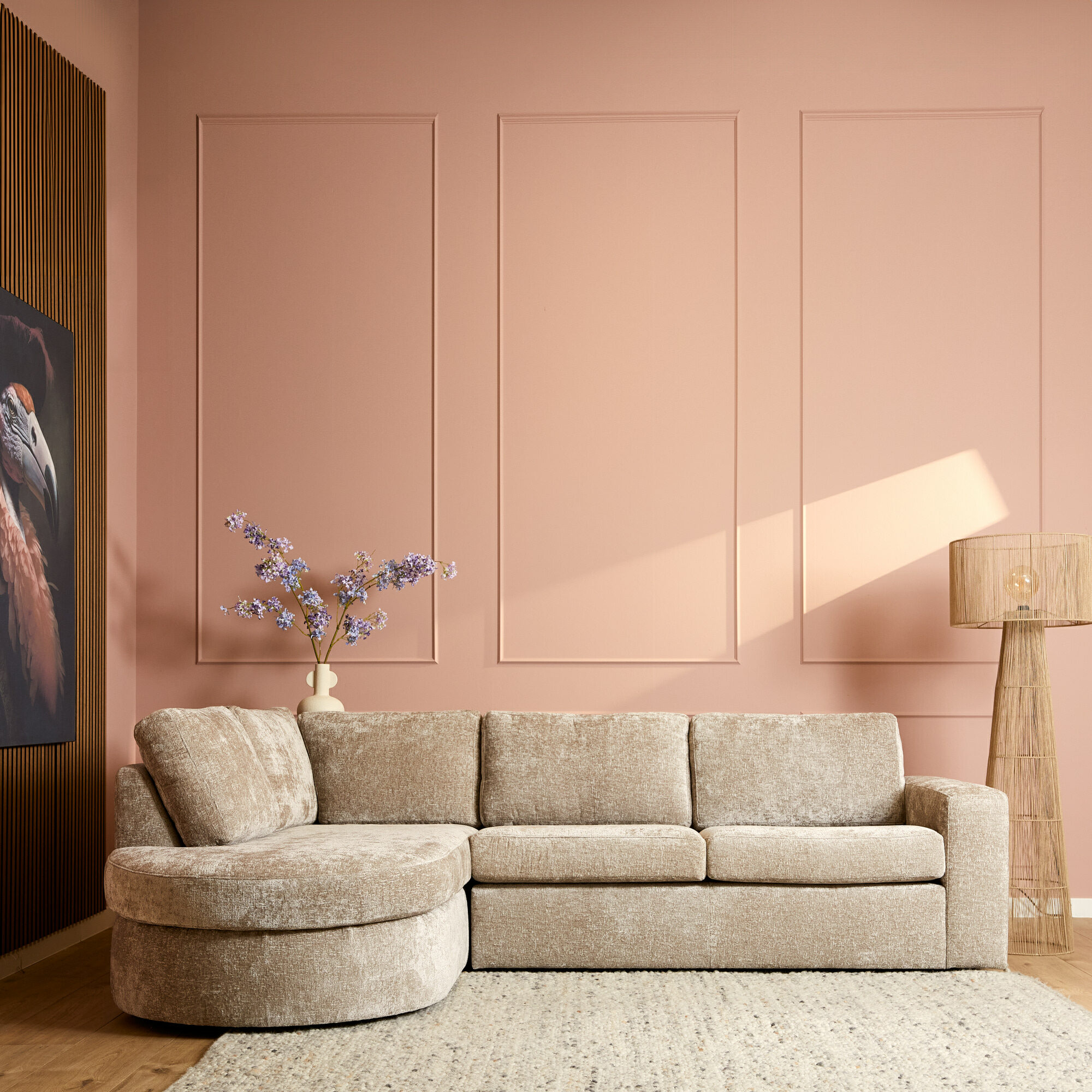 MySofa Alma | Beige | Divan Links + 2,5 zits